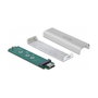 DeLOCK 42634 Gabinete externo para M.2 NVMe PCIe SSD USB 3.2 Gen 2 Plata