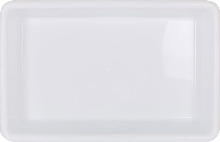 Dem Cubeta Blanca 44 cm x 29 cm x 7.5 cm / 5.8 L (12 Unidades)