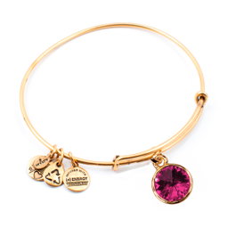 Alex And Ani Pulsera Rosa Brillante Ajustable A12EB249RG