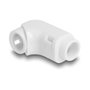 DeLOCK 88128 Clips para cables para doblar, 8 piezas, Blanco