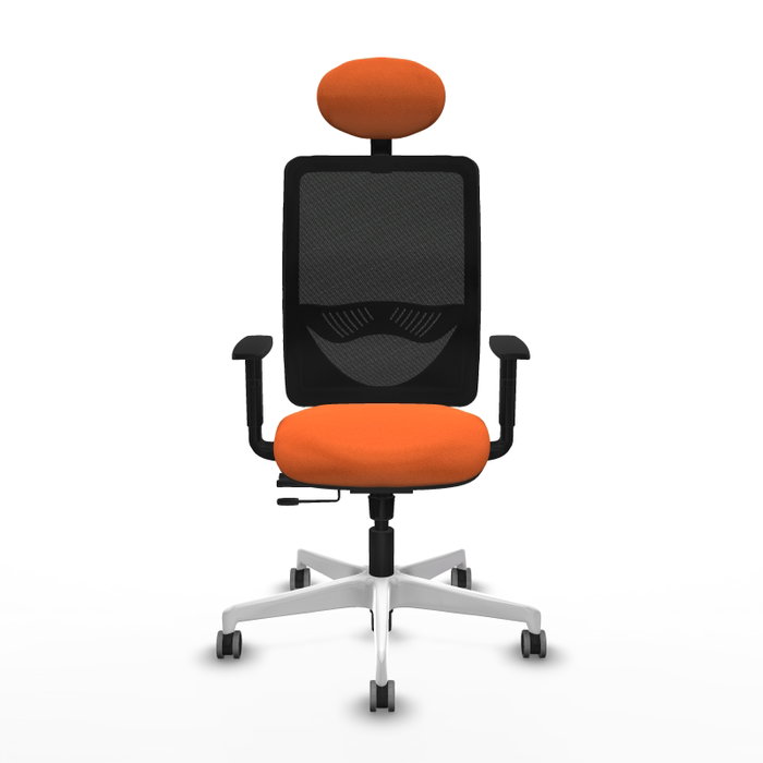 PIQUERAS Y CRESPO Silla de oficina Zulema Naranja y Negro PIQUERAS Y CRESPO Silla de oficina Zulema Naranja y Negro