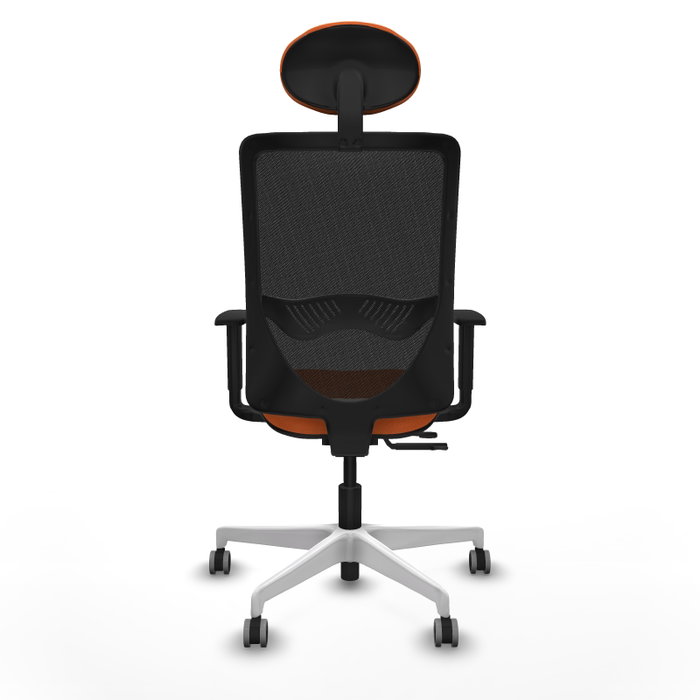 PIQUERAS Y CRESPO Silla de oficina Zulema Naranja y Negro PIQUERAS Y CRESPO Silla de oficina Zulema Naranja y Negro