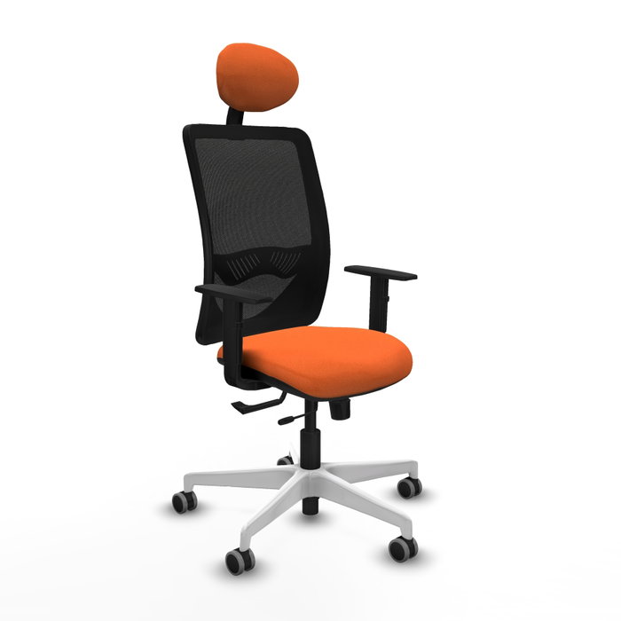 PIQUERAS Y CRESPO Silla de oficina Zulema Naranja y Negro PIQUERAS Y CRESPO Silla de oficina Zulema Naranja y Negro