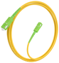 Aisens Latiguillo de Fibra Óptica G.657A2 3.0 9/125 SMF Simplex SC/APC-SC/APC Amarillo 3m