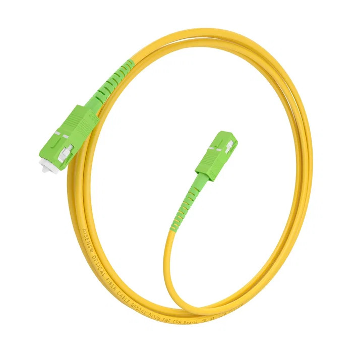 Aisens Latiguillo de Fibra Óptica G657A2 3m SC/APC-SC/APC Amarillo