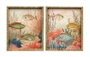 DKD Home Decor Cuadro Cristal 55x2,5x70 Fondo Marino (Pack de 2)