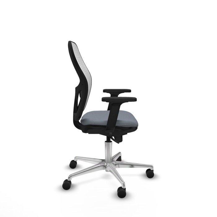 PIQUERAS Y CRESPO Silla de oficina Jorquera con mecanismo Sincro, Gris y Blanco PIQUERAS Y CRESPO Silla de oficina Jorquera con mecanismo Sincro, Gris y Blanco