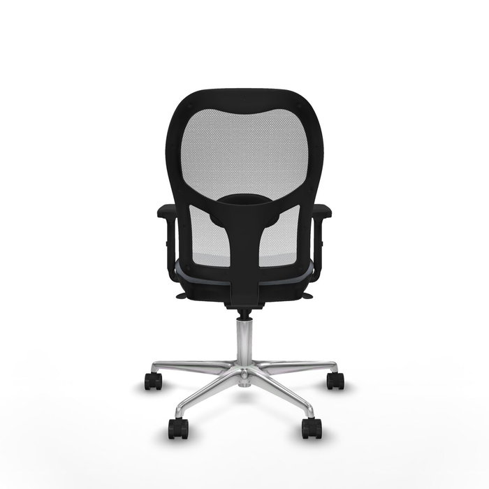 PIQUERAS Y CRESPO Silla de oficina Jorquera con mecanismo Sincro, Gris y Blanco PIQUERAS Y CRESPO Silla de oficina Jorquera con mecanismo Sincro, Gris y Blanco