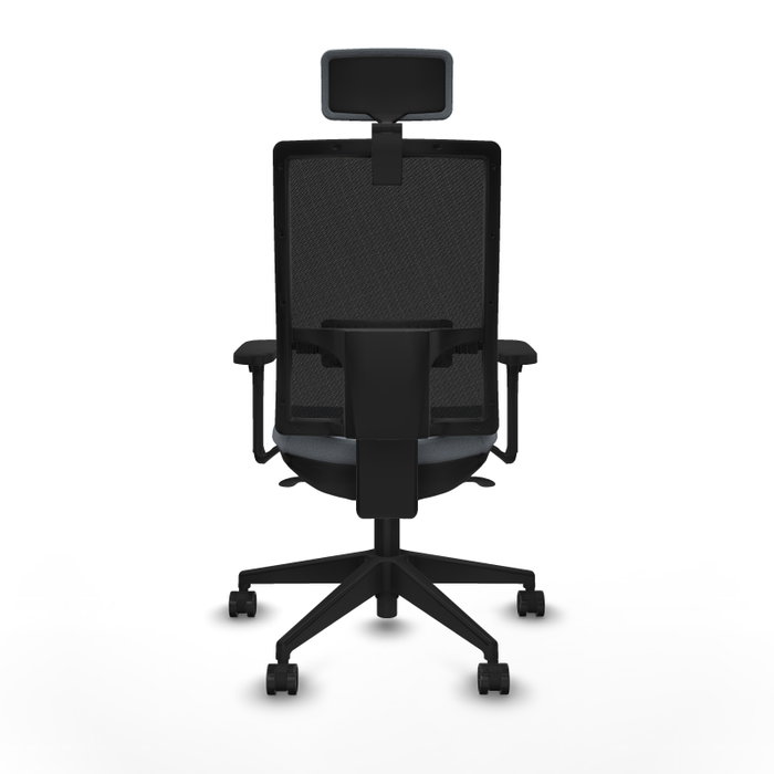 PIQUERAS Y CRESPO Silla de oficina Horna con mecanismo Sincro, Gris y Negro PIQUERAS Y CRESPO Silla de oficina Horna con mecanismo Sincro, Gris y Negro