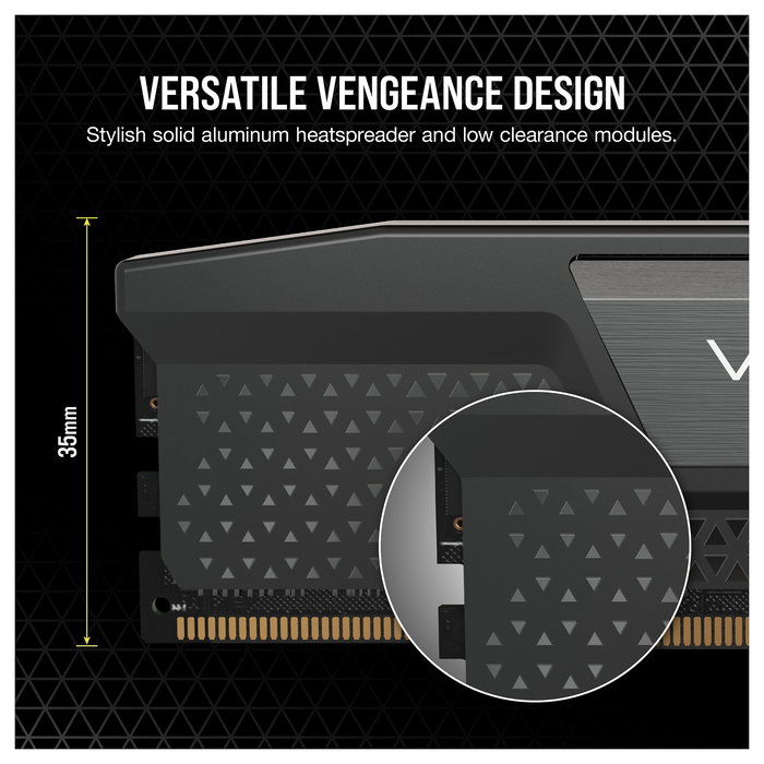 Corsair CMK128GX5M4B5600C40 - Kit de Memoria RAM Vengeance DDR5 128GB (4x32GB) 5600MHz CL40 DIMM - Intel XMP 3.0