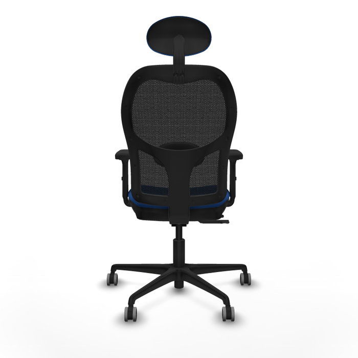 PIQUERAS Y CRESPO Silla de oficina Jorquera Azul y Negro con mecanismo Sincro/Traslack PIQUERAS Y CRESPO Silla de oficina Jorquera Azul y Negro con mecanismo Sincro/Traslack