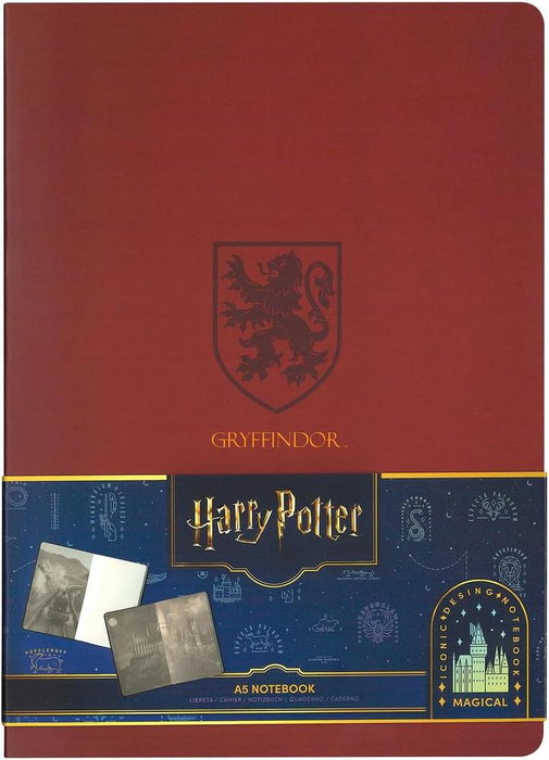 Sd Toys Cuaderno Tapa Blanda Gryffindor Harry Potter Rojo Intenso
