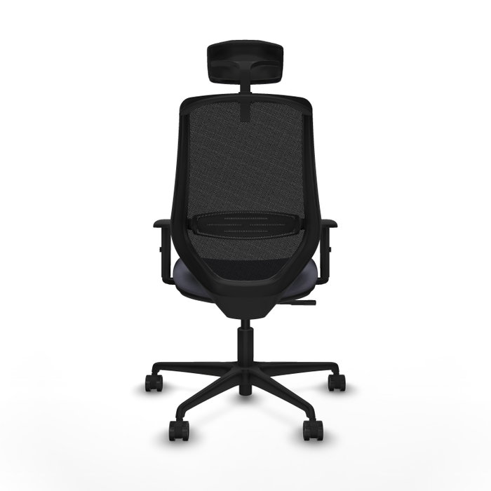 PIQUERAS Y CRESPO Silla de oficina Mardos con mecanismo Sincro Gris oscuro y Negro