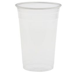 Duni Vaso de Cristal 2 - 59 cl, Diámetro 9.8 cm, Alto 14.2 cm, Un Solo Uso (800 Unidades) - Crystal
