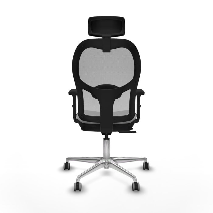 PIQUERAS Y CRESPO Silla de oficina Jorquera Gris con mecanismo Sincro/Traslack
