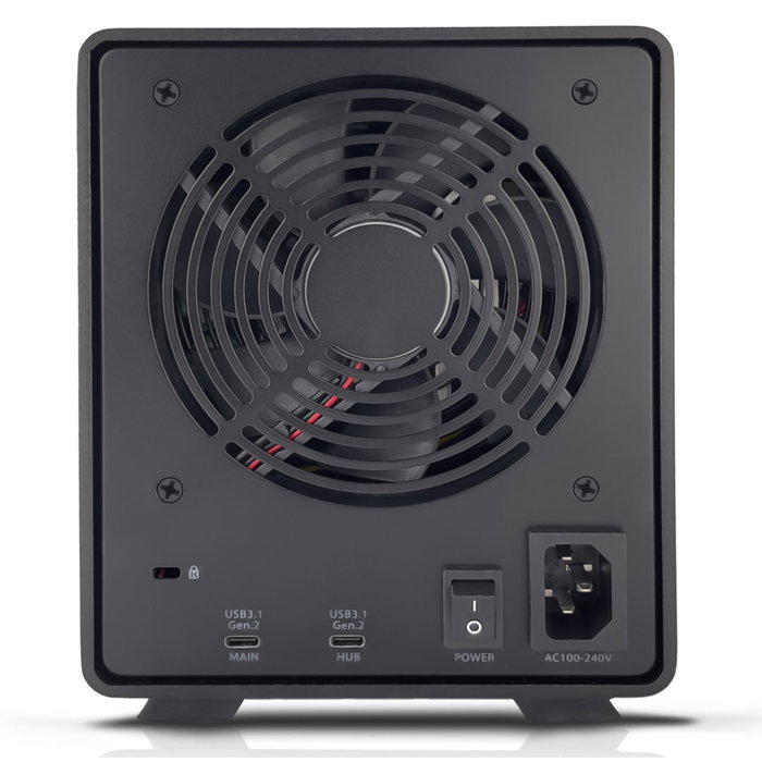 Fantec MB-X5U31H Carcasa para 5 Discos Duros SATA de 3,5/2,5 Pulgadas USB 3.1 Gen 2