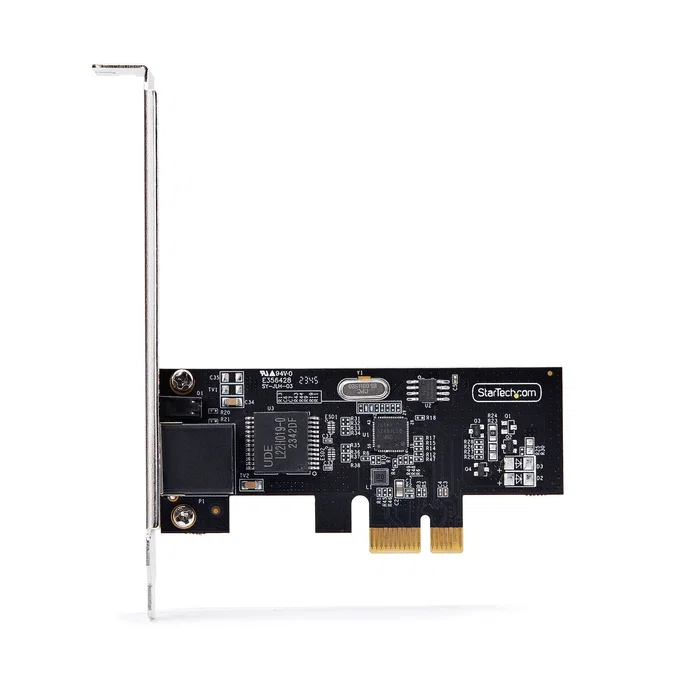 Startechcom Tarjeta de Red PCIe PR12GI-NETWORK-CARD - 1 Puerto 2.5 GbE RJ45 con Chip Intel I225-V - Compatible con Windows, Linux, VMware - Incluye Soporte de Bajo Perfil