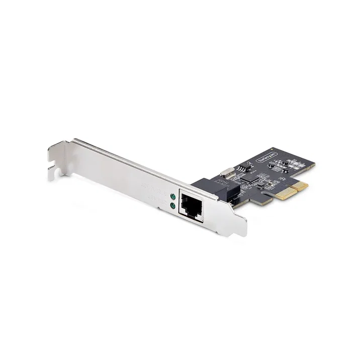 Startechcom Tarjeta de Red PCIe PR12GI-NETWORK-CARD - 1 Puerto 2.5 GbE RJ45 con Chip Intel I225-V - Compatible con Windows, Linux, VMware - Incluye Soporte de Bajo Perfil