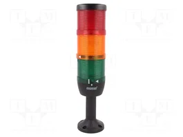 EMAS Columna de señalización LED rojo/amarillo/verde 220VAC IK