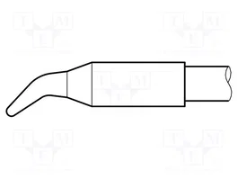 JBC TOOLS Pico Cono Acodado 1,2mm