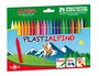 Alpino Ceras Plásticas Plastialpino 115 mm No Manchan Estuche 24 Colores Surtidos