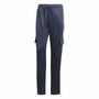 Pantalón Largo Deportivo Adidas Tiro Cargo Azul Mujer