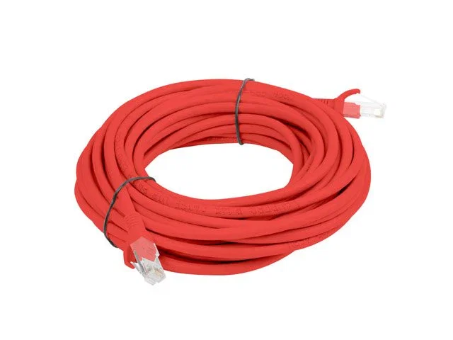 Lanberg Cable de Red Ethernet PCU5-10CC-0500-R RJ45 Cat5e UTP 5 Metros Rojo