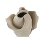 DKD Home Decor Jarrón de Cerámica Orgánico Artesanal Blanco