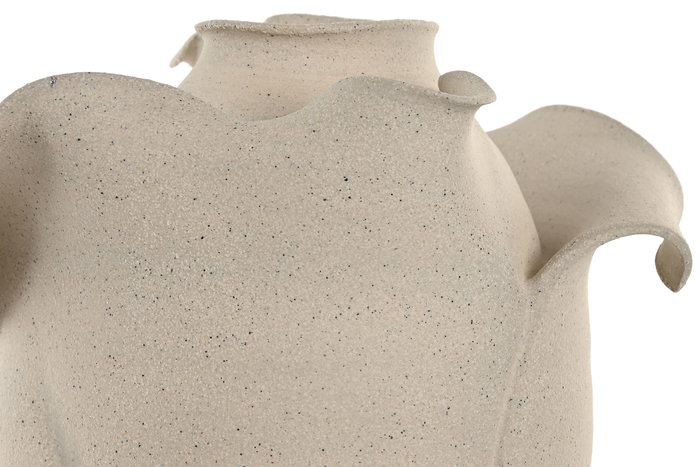 DKD Home Decor Jarrón Moderno Blanco Cerámica 24 x 37 x 24 cm