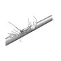 Hellermann RMS43-10-PO-X-BK Fuelle de reparación de 500 mm negro