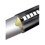 Hellermann RMS43-10-PO-X-BK Fuelle de reparación de 500 mm negro