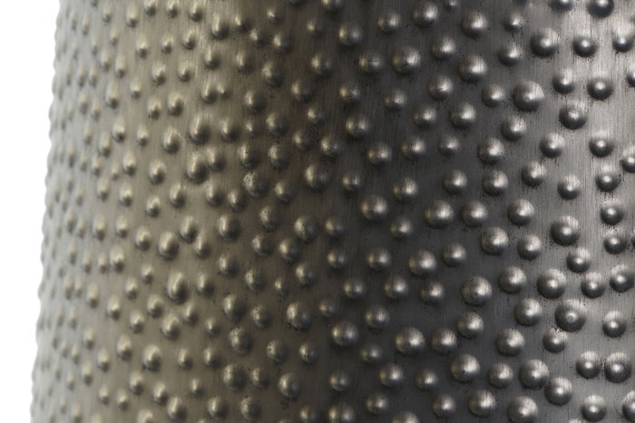DKD Home Decor Jarrón de Metal Gris Oscuro 25x25x56,5 cm DKD Home Decor Jarrón de Metal Gris Oscuro 25x25x56,5 cm