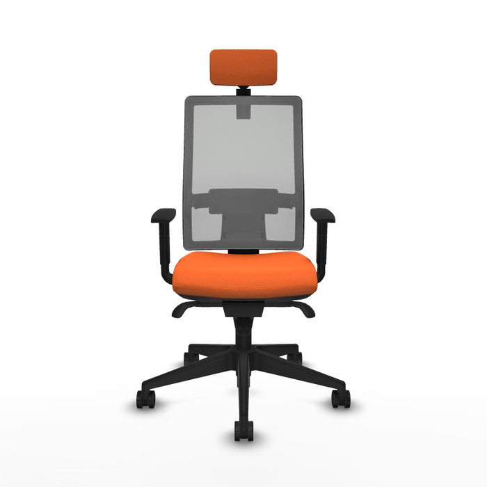 PIQUERAS Y CRESPO Silla de oficina Horna Naranja y Gris PIQUERAS Y CRESPO Silla de oficina Horna Naranja y Gris
