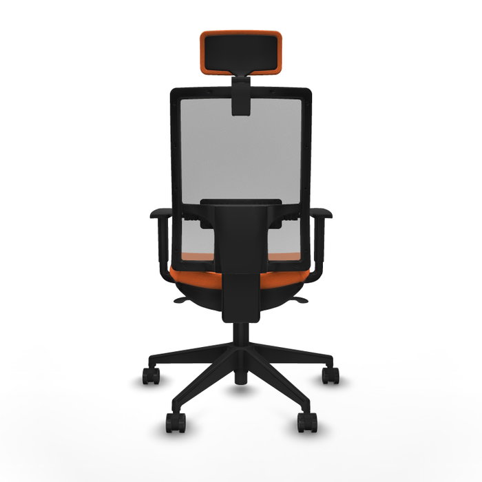 PIQUERAS Y CRESPO Silla de oficina Horna Naranja y Gris PIQUERAS Y CRESPO Silla de oficina Horna Naranja y Gris