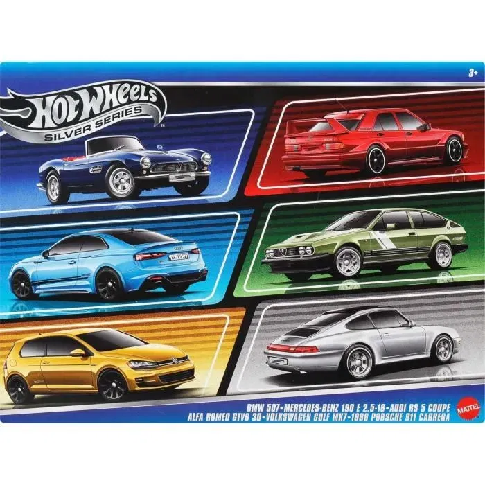 Hot Wheels Multipack Euro Style Coche Pequeño JBY79 - A partir de 3 Años