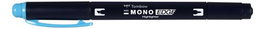 TOMBOW Marcador Fluor Mono Edge Doble Punta Azul Cielo (Set de 4)