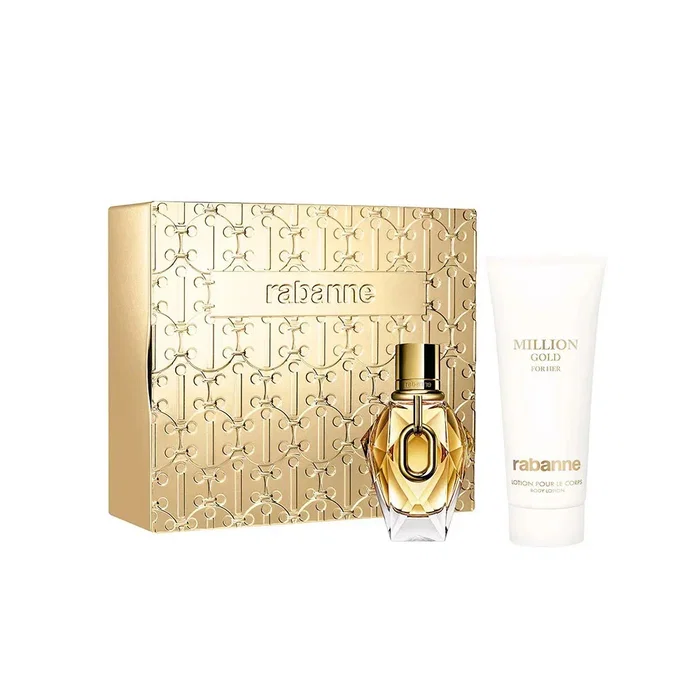 Paco Rabanne Million Gold for Her Gift Set 50ml EDP + 100ml Body Lotion Paco Rabanne Million Gold for Her Gift Set 50ml EDP + 100ml Body Lotion