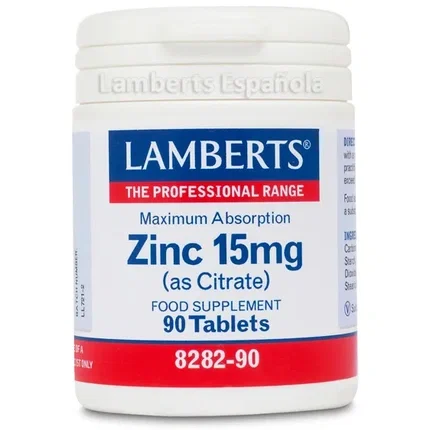 LAMBERTS Zinc Citrato 15 mg, 90 cápsulas