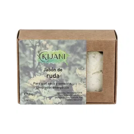 KIJANI Jabón en Pastilla de Ruda 80Gr Artesanal Ecológico Bioinspecta