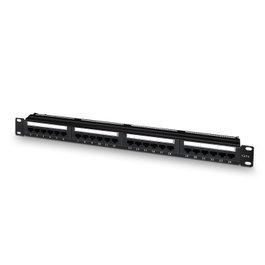 Aisens Patch Panel 24 Puertos RJ45 Cat.6 UTP 1U Negro A141-0308