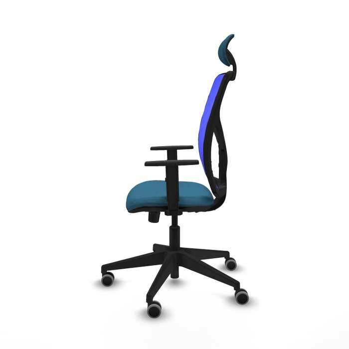 PIQUERAS Y CRESPO Silla de oficina Motilla con mecanismo Sincro, Verde petróleo y Azul PIQUERAS Y CRESPO Silla de oficina Motilla con mecanismo Sincro, Verde petróleo y Azul