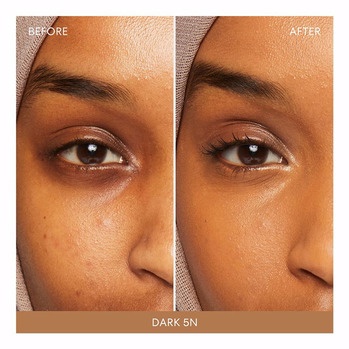 Bare Minerals Corrector Líquido Mineral Original Liquid Concealer #5n-dark, Cobertura Media Anti-Arrugas e Hidratante, Vegano 6 ml