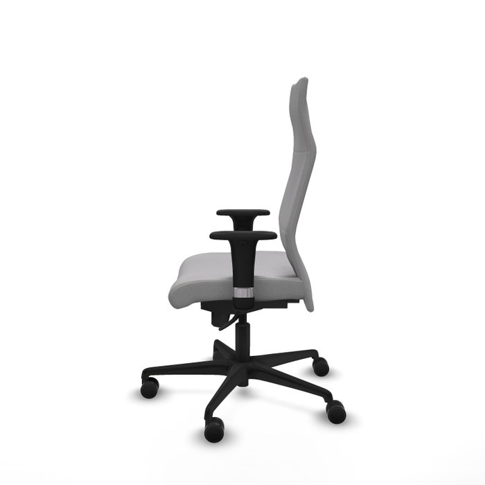 PIQUERAS Y CRESPO Sillón Albacete Gris Claro con Mecanismo Sincro y Brazos 1D PIQUERAS Y CRESPO Sillón Albacete Gris Claro con Mecanismo Sincro y Brazos 1D