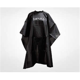 Bifull Capa de Corte Black con Cierre Corchete Profesional para Peluquería y Barbería