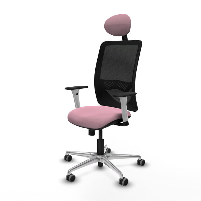 PIQUERAS Y CRESPO Silla de oficina Zulema Rosa con Mecanismo Sincro PIQUERAS Y CRESPO Silla de oficina Zulema Rosa con Mecanismo Sincro