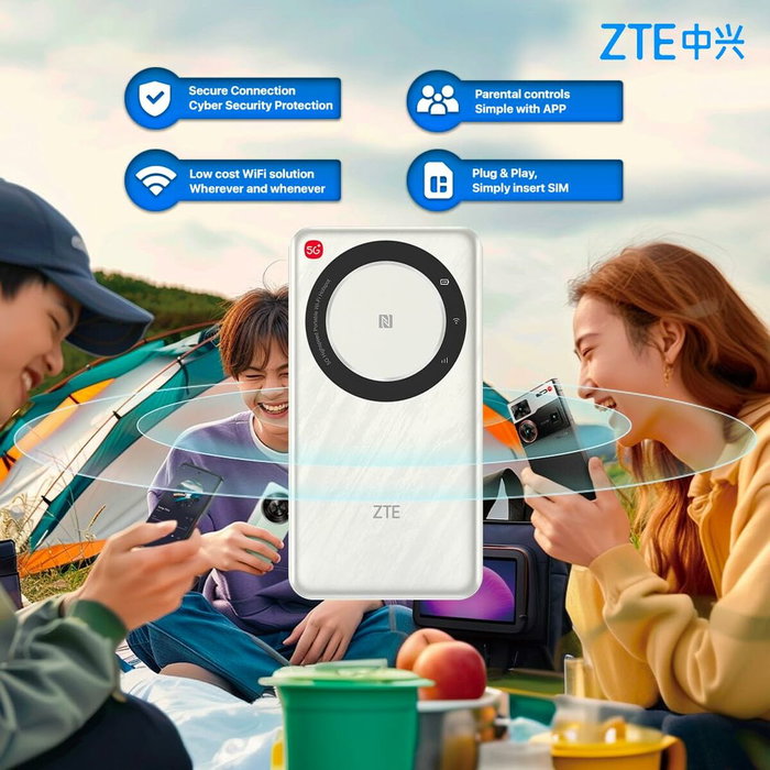 ZTE U30 Air Enrutador portátil Blanco