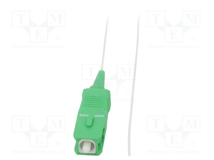 QOLTEC Latiguillo de fibra óptica SC/APC a SC/APC 1m SMF 9/125µm