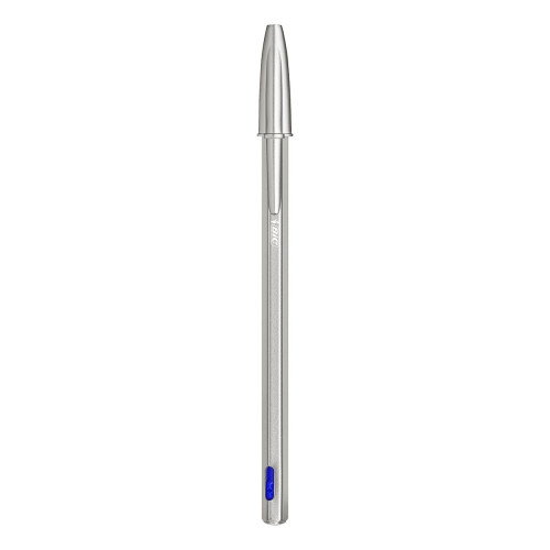 BIC Cristal Renew Bolígrafo Cuerpo Metal Mate con Tinta Azul y 2 Recambios BIC Cristal Renew Bolígrafo Cuerpo Metal Mate con Tinta Azul y 2 Recambios