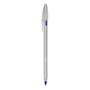 BIC Cristal Renew Bolígrafo Cuerpo Metal Mate con Tinta Azul y 2 Recambios