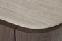DKD Home Decor Mueble TV MDF Granito 200x40x45 Marrón